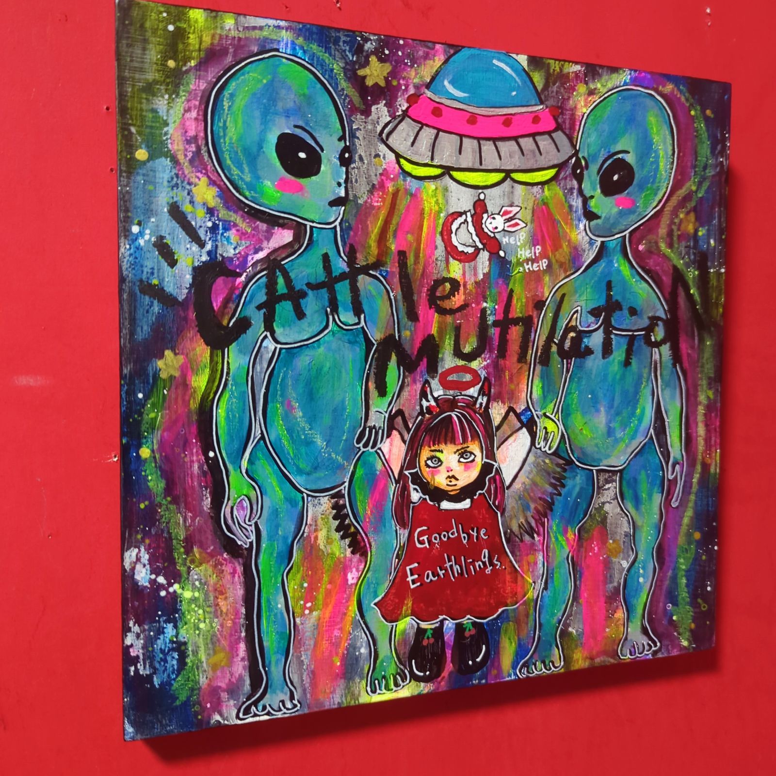 2023年製作】Abductioo(アブダクション) 現代アート イラスト 2023年製作】Abductioo(アブダクション) 現代アート イラスト