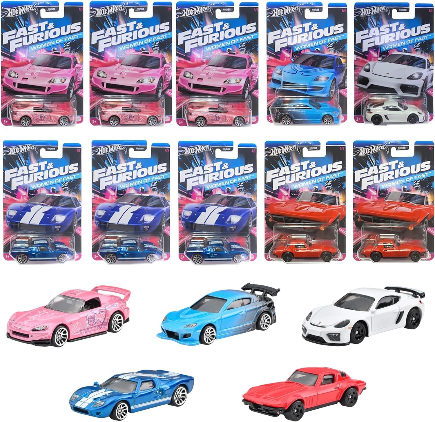 ホットウィール(Hot Wheels) ワイルド・スピード テーマ アソート- WOMAN OF FAST -【ミニカー10台入り BOX販売】  【3才~】 986D-HNR88 - メルカリ