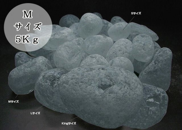 砂利 ゴロタ 庭 駐車場 日本 ガラスゴロタeco グレーM 5kg|袋 直径30 50 花壇 装飾 diy 玄関 アプローチ 受注生産品