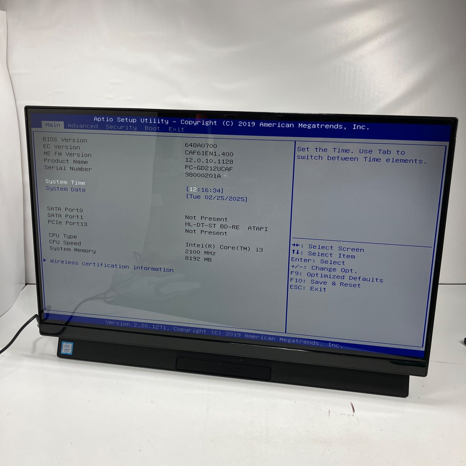 ストレージ欠品】NEC LAVIE Direct PC-GD212UCAF-オンラインショップ 店舗