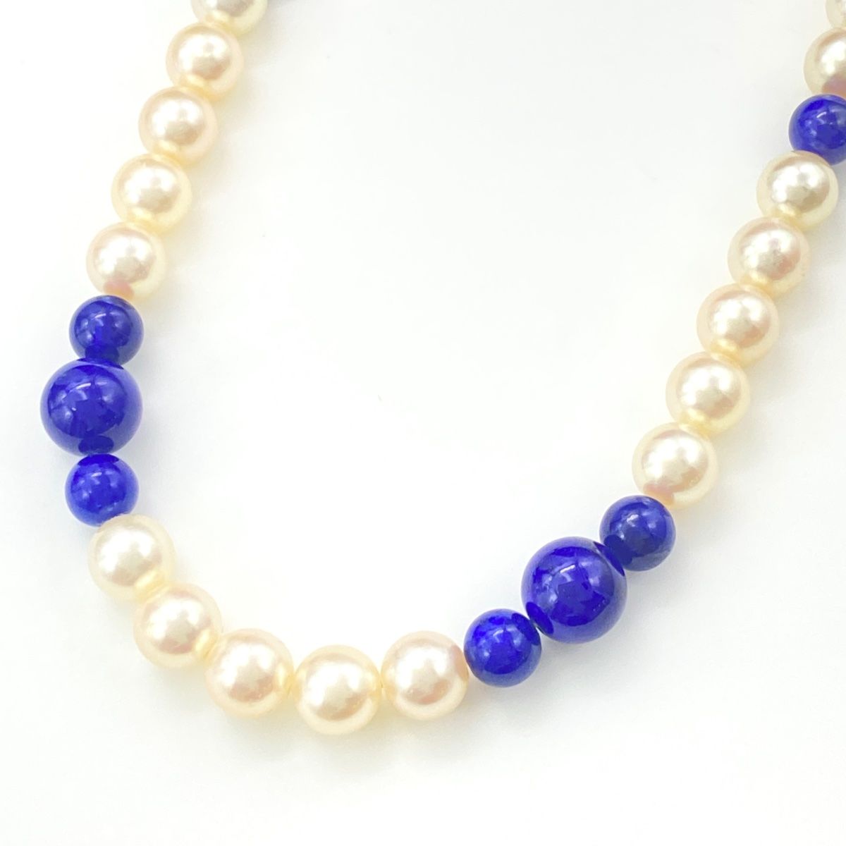 ミキモト MIKIMOTO パール デザインネックレス シルバー 真珠  