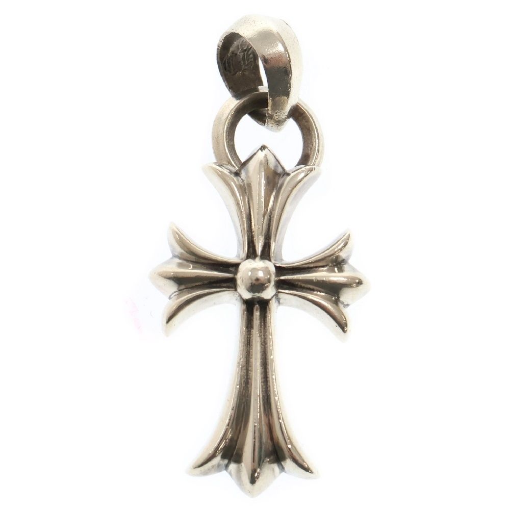 CHROME HEARTS クロムハーツ CH CRS SML W|BALE Wベイル スモールCHクロス ペンダントトップ シルバー BCA218