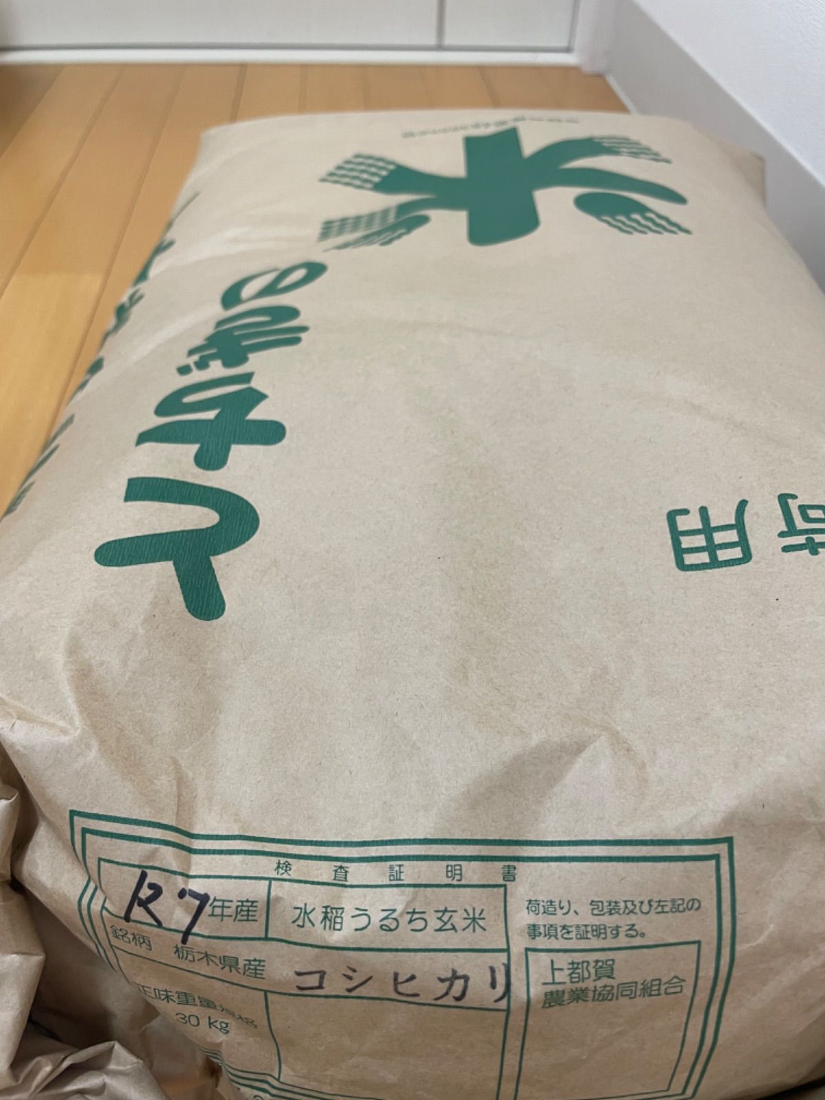 食品 令和7年 栃木県産 コシヒカリ 20kg 20キロ 玄米