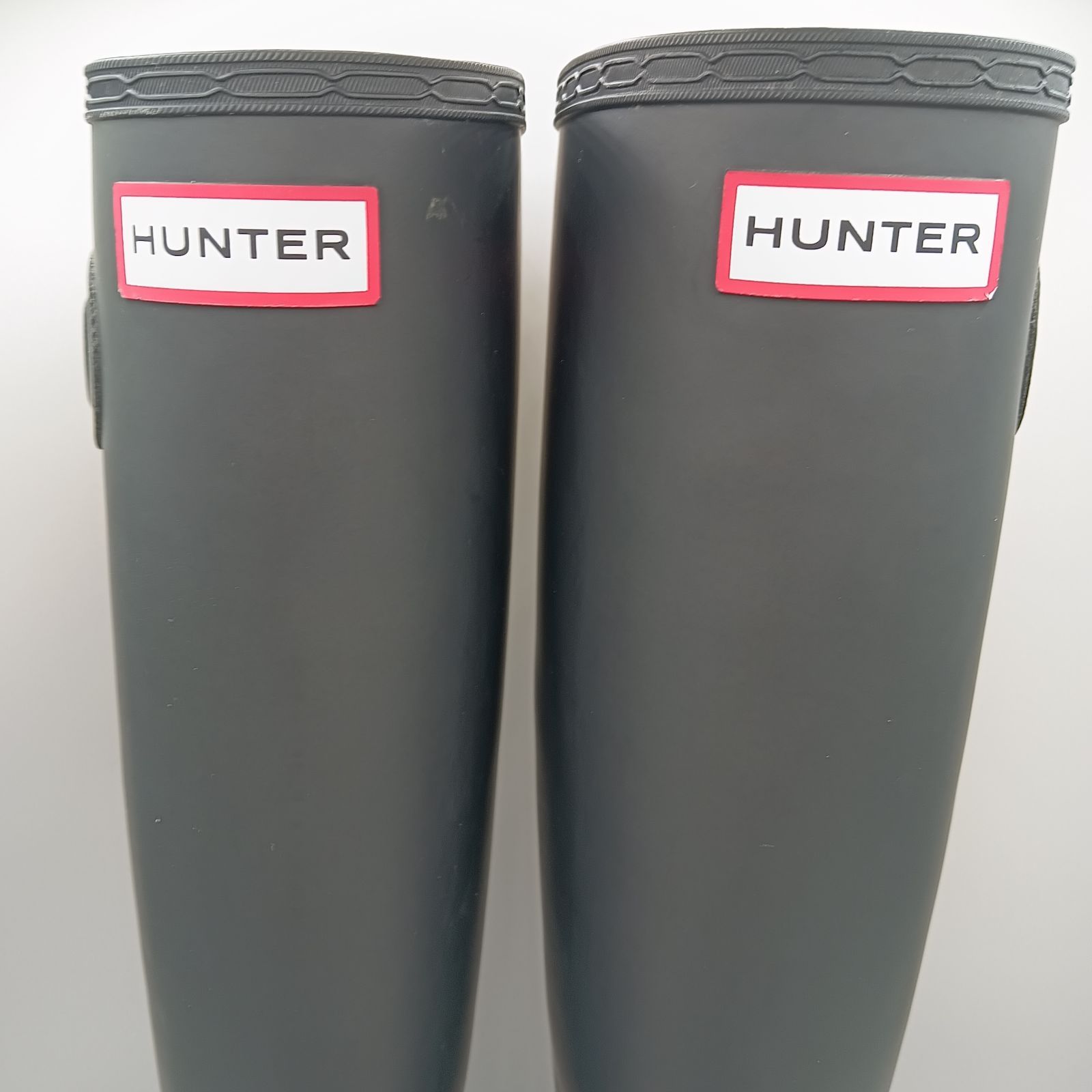 【品質良い 大好評中 】HUNTER ハンター レインブーツ 長靴 ロング UK4 23.0㎝ ブラック 上履き