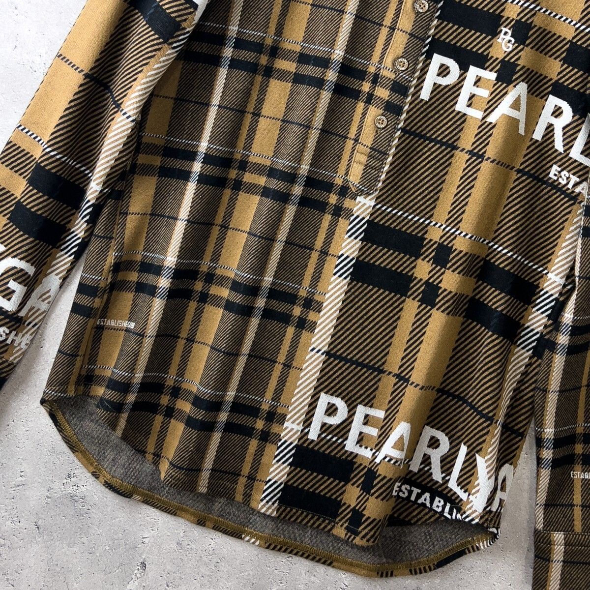 PEARLY GATES チェック　ナイロン　ウエア　長袖 PEARLY GATES チェック ナイロン ウエア 長袖 （PEARLY GATES