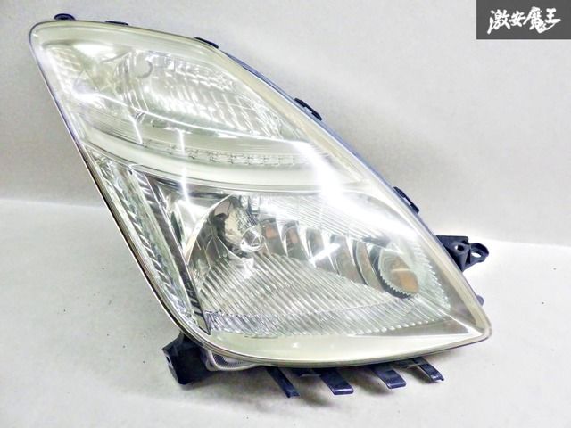 良品 割れ無し 後期 HID プリウス NHW20 左ヘッドライト 47-24
