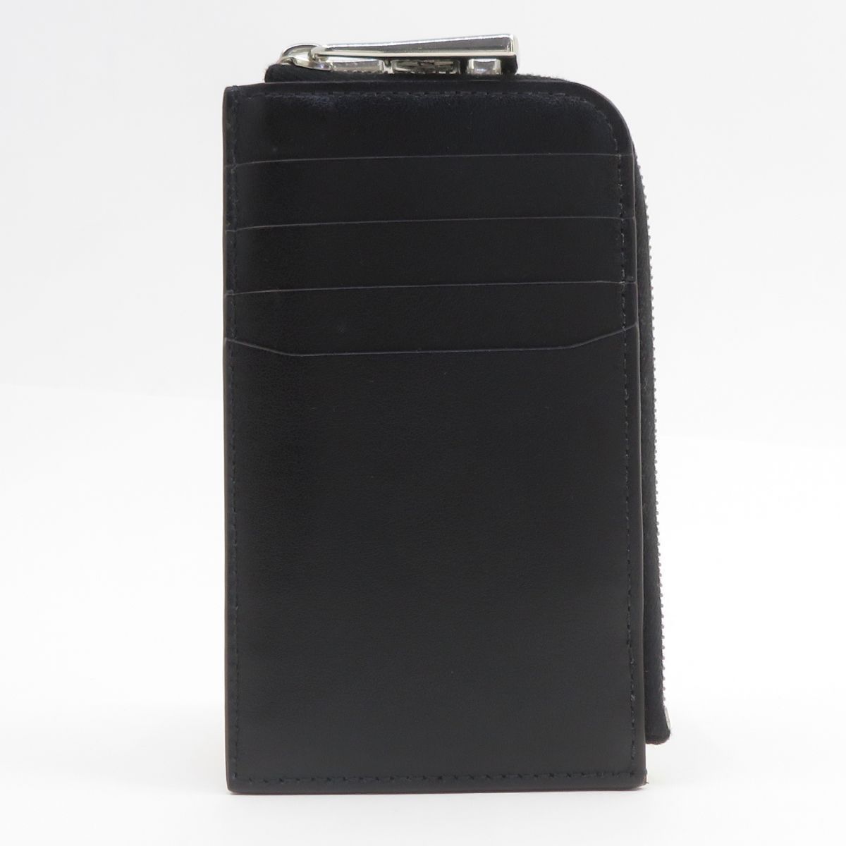 【未使用級】MONCLER ケース カードケース 財布 ブラック ロゴ MONCLER モンクレール フラグメントケース カードケース 財布 ブラック