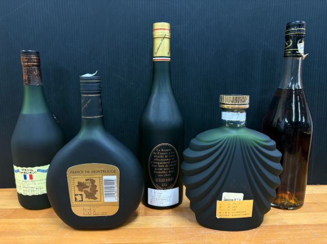 古酒　ブランデー　5本セット 古酒 【未開栓】 ナポレオン アルマニャック 5本まとめ売り