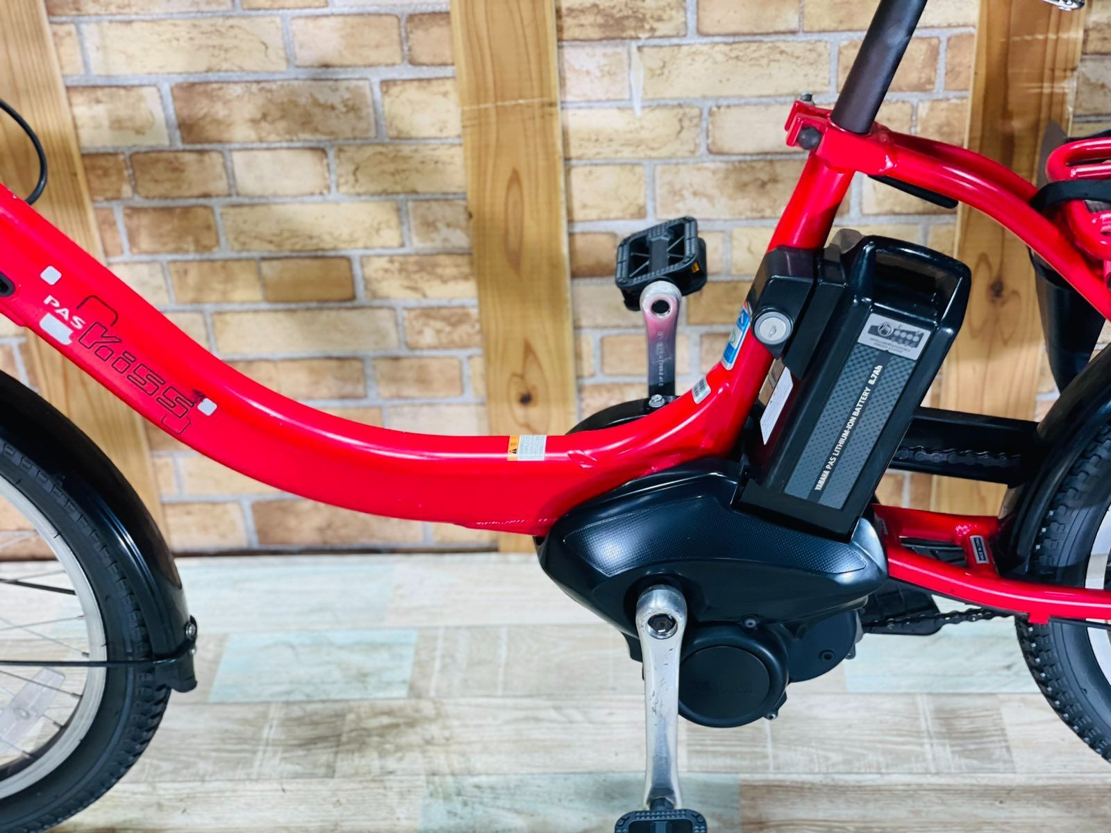 超特価 ヤマハ NO 1 レッド系 子供乗せ電動アシスト自転車 H1751