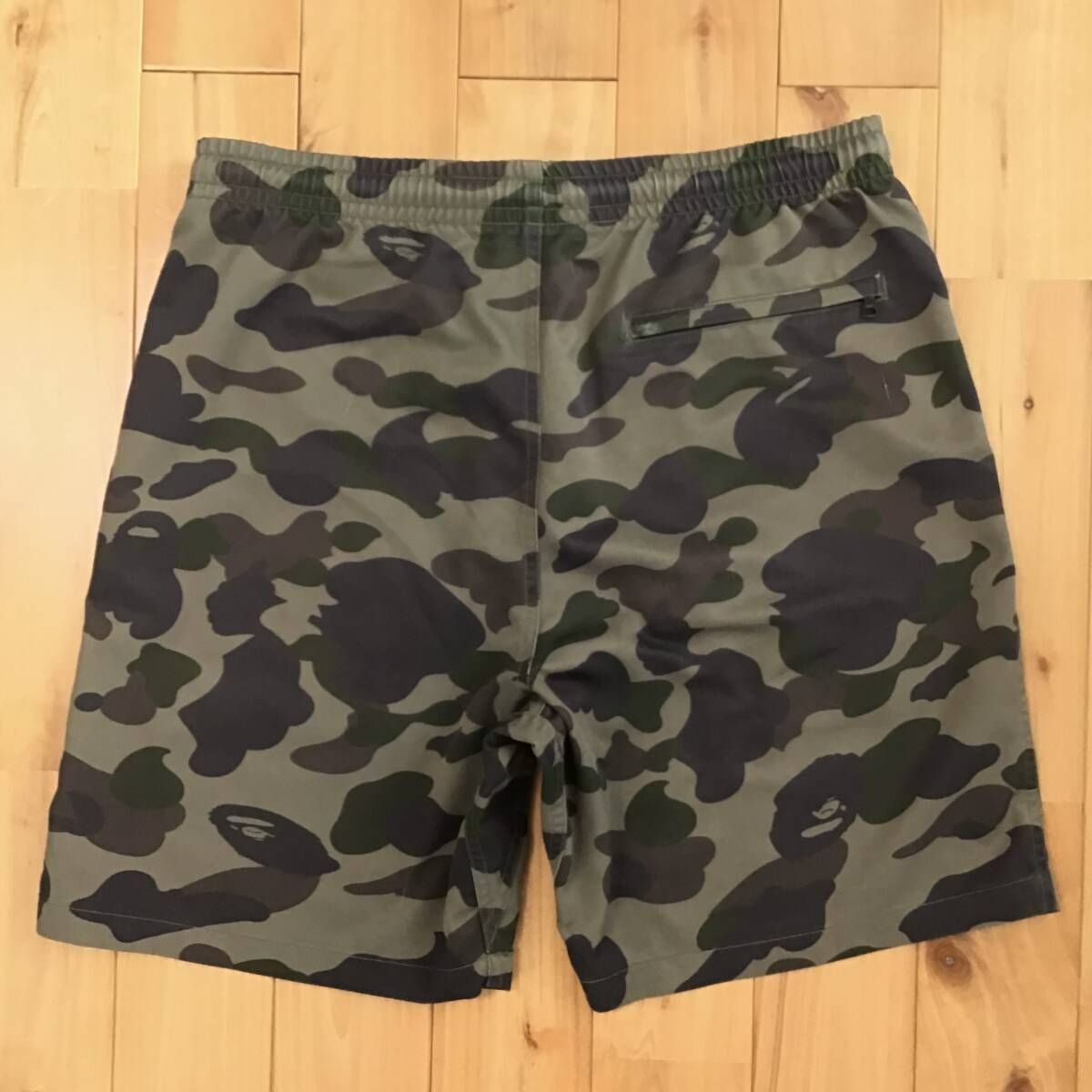 APE ベイプカモ 迷彩 ジャージー サッカー ショートパンツ L A BATHING APE - アベシングエイプbape日本製ベイプ カモフラ