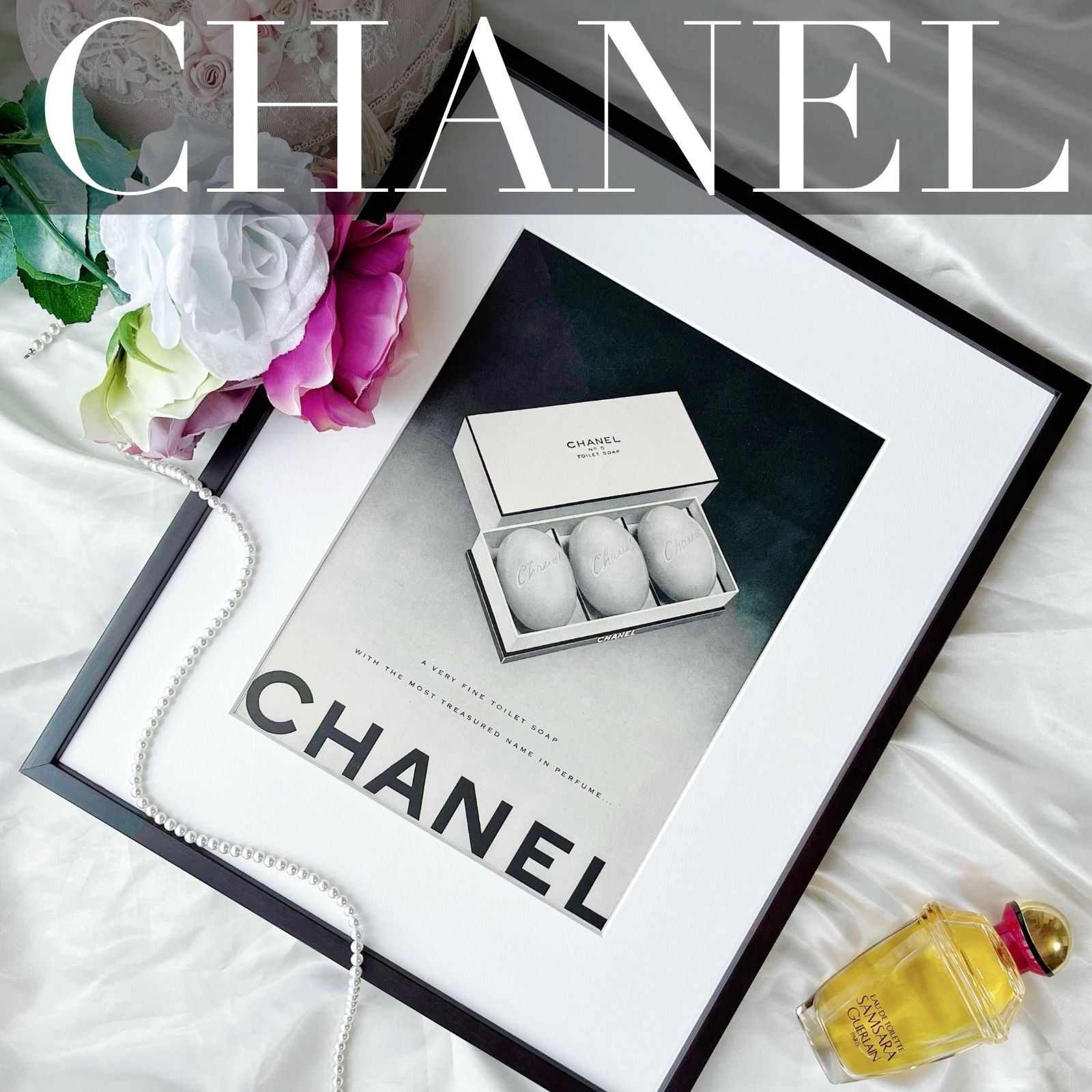 1947 広告＞CHANEL シャネル ポスター ヴィンテージ アートポスター