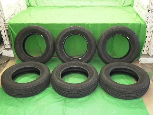 【中古】ダンロップ SP355K 205/75R16 トラックタイヤ 6本