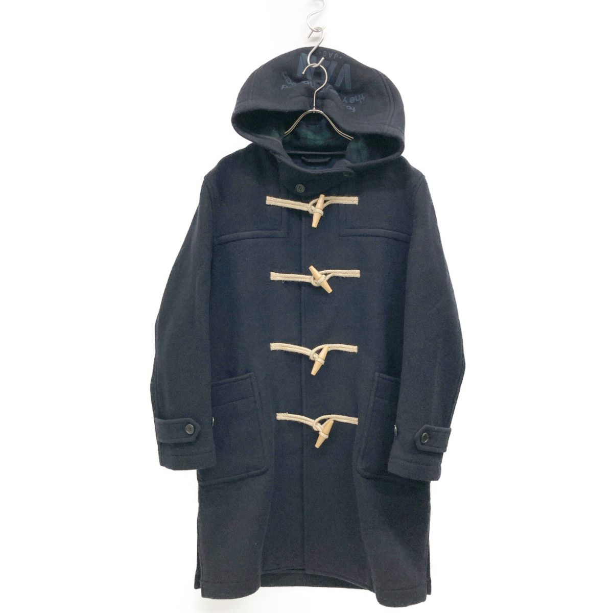 VAN JACKET ヴァンジャケット ﾈｲﾋﾞｰ KW-81504 ｳｰﾙ混 ﾌｰﾄﾞﾛｺﾞ