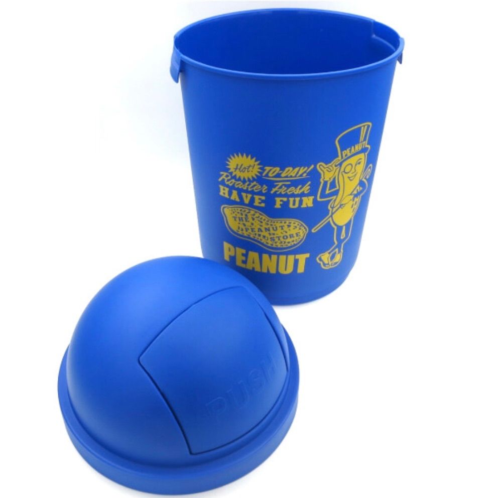 送料無料】新品 🇺🇸 ミスターピーナッツ 35L ダストボックス ドーム型