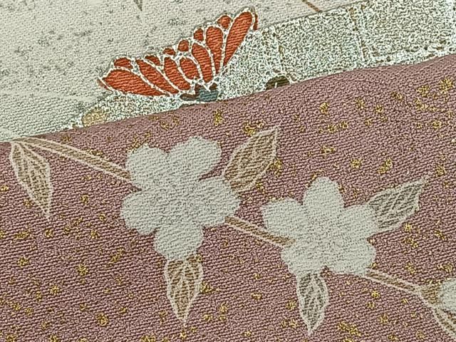 平和屋着物□上質な小紋 花づくし 正絹 逸品 AAAU2272mf