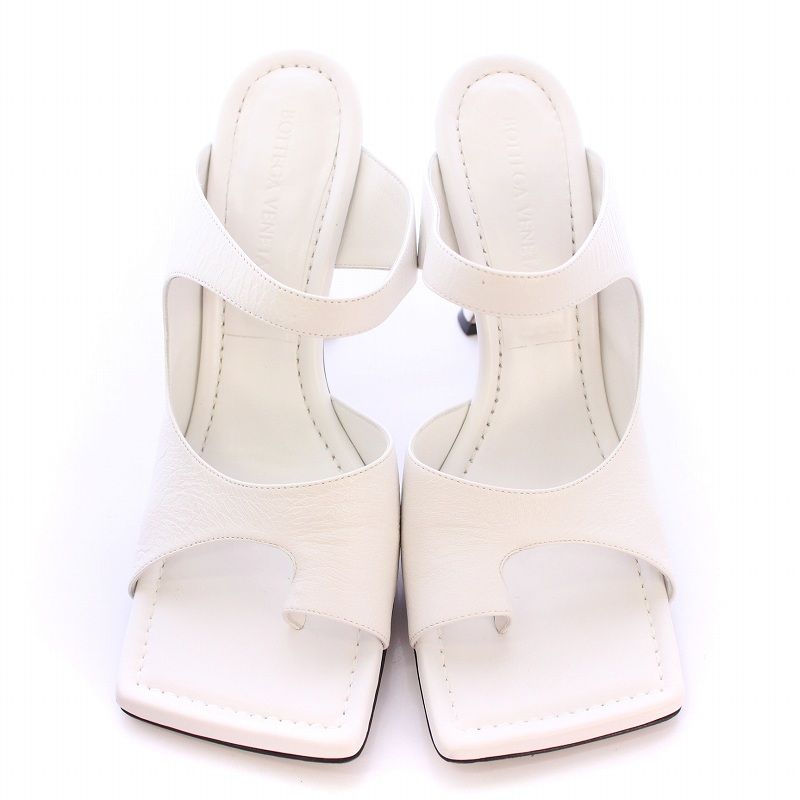 BOTTEGA VENETA ボッテガヴェネタ サンダル ホワイト 白 38新品
