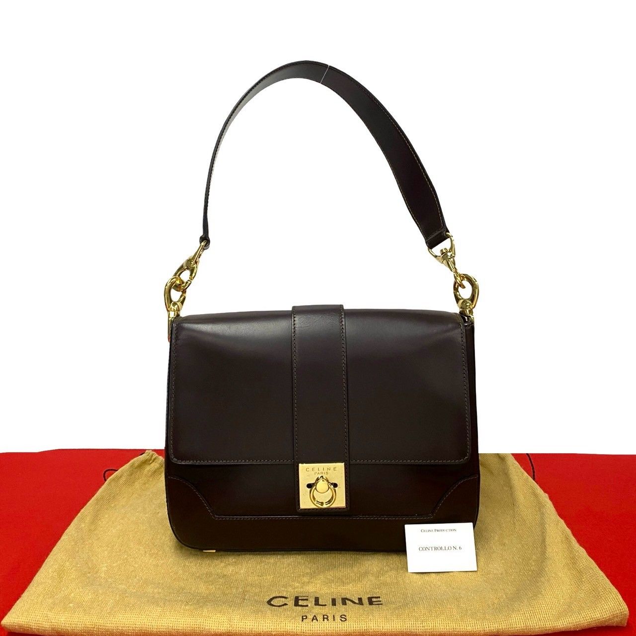 セリーヌ 極美品 ベルトバックミニ