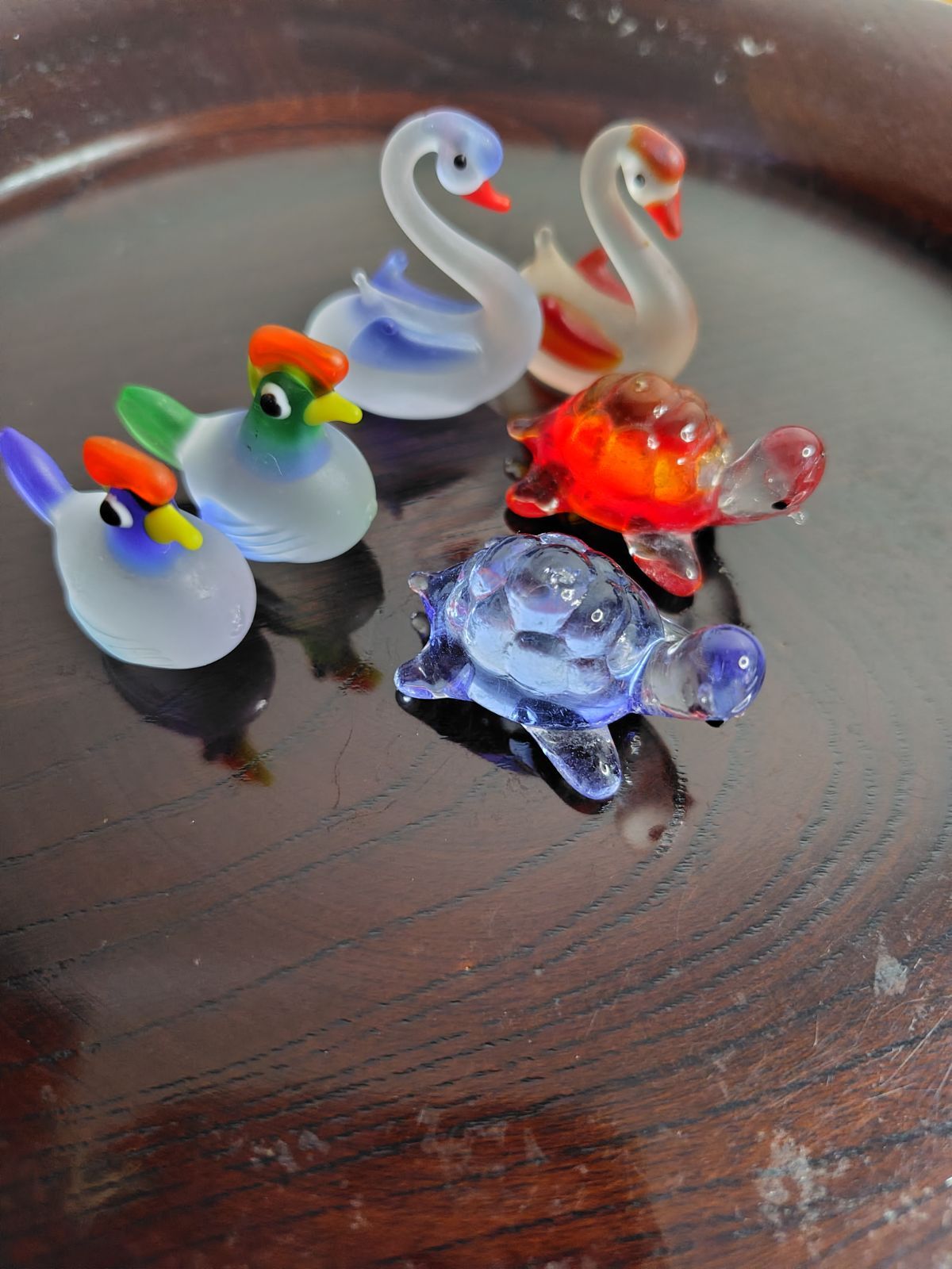 プリンシュー　ガラス細工　ミニチュア ガラス細工 ミニチュア 金魚 - メルカリ