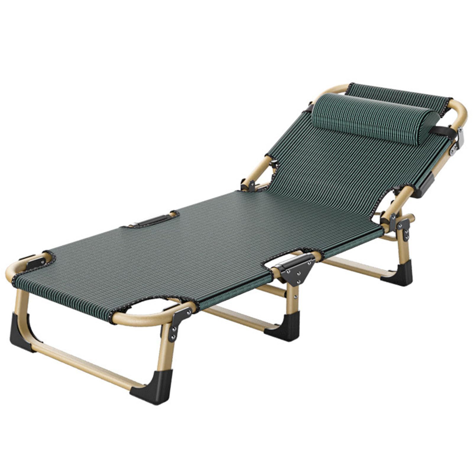 在庫 超軽量 通気性 コンパクト 折り畳み式 省スペース 5段階調整 アウトドア 枕付き ビーチ サマーベット 日光浴 キャンプコット 緊急時 簡易ベッド 防災 折りたたみベッド