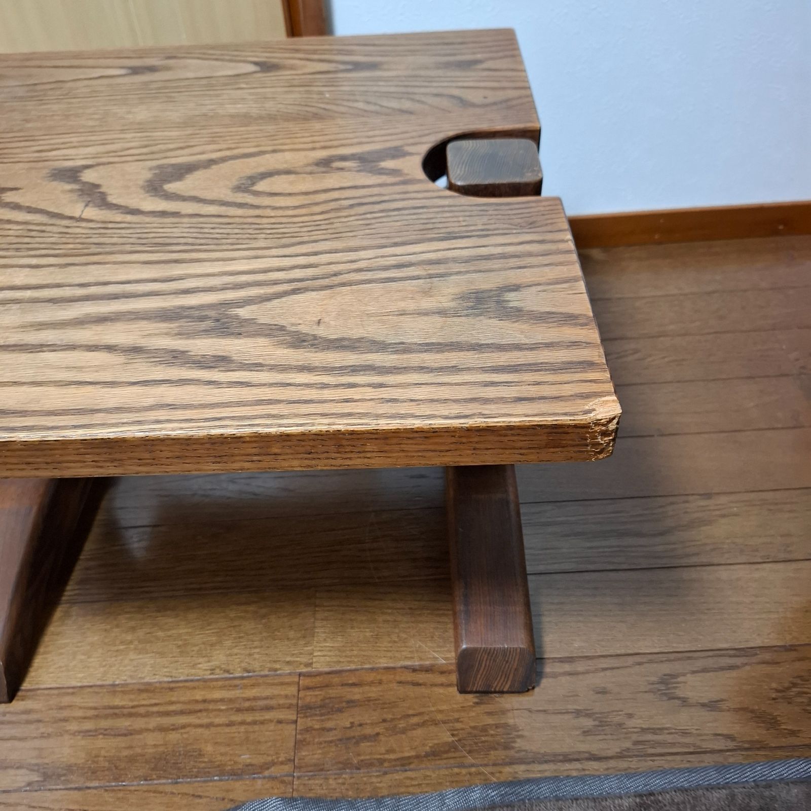 テーブル　木製　キャンプ　椅子にも使えます。