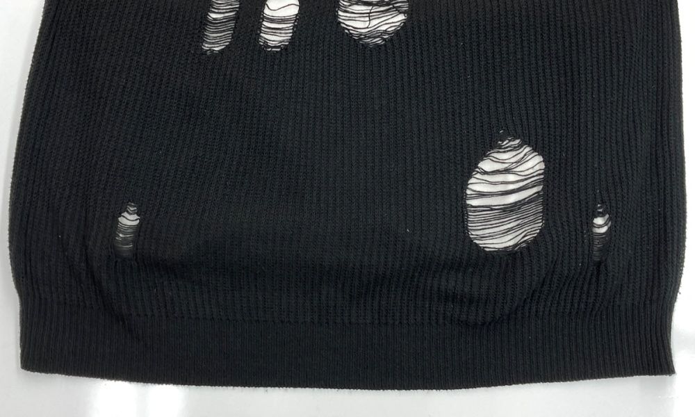 dairiku 20aw レイヤードダメージニット ダイリク DAIRIKU 20AW Layered Damage Knit レイヤード