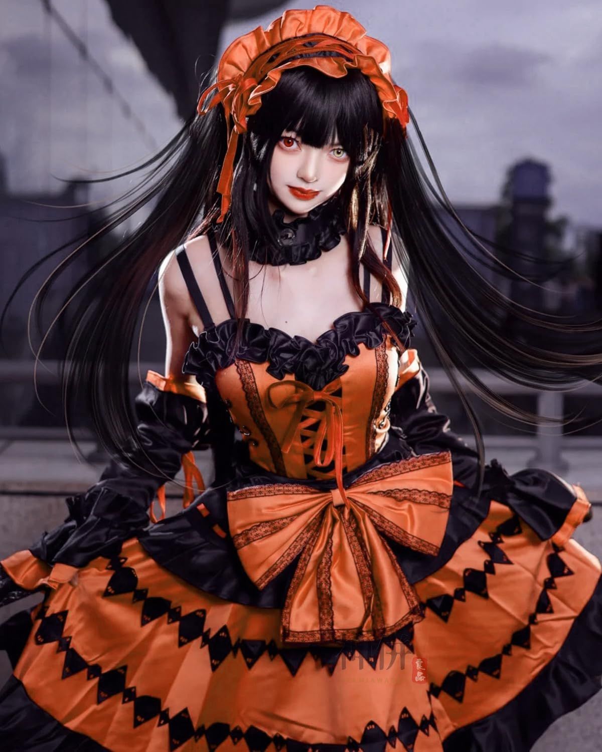 神併良品 時崎狂三 コスプレ ウィッグ付き 最悪の精霊 デート