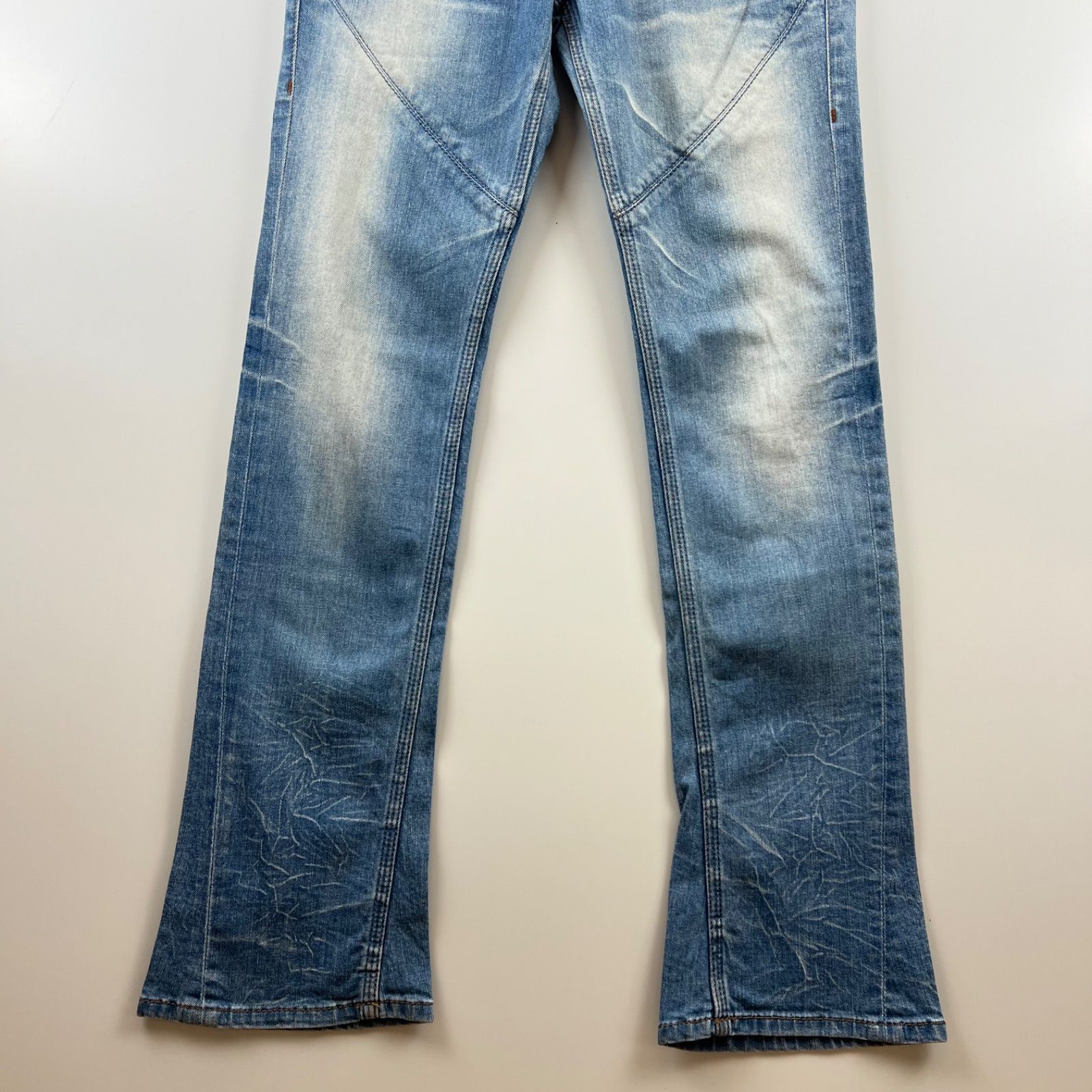 NICOLE CLUB FOR MEN y2k grunge boots cut denim pants 44