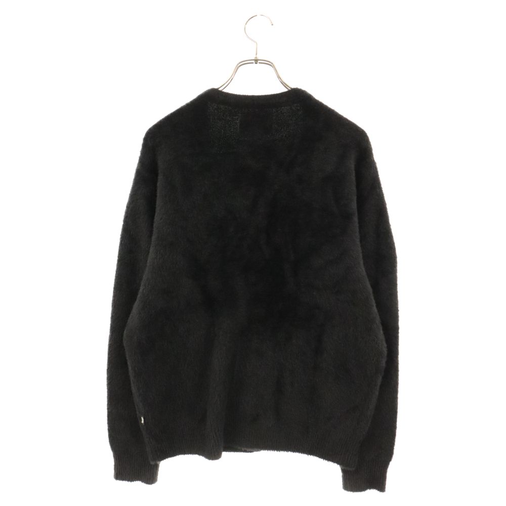 STUSSY (ステューシー) Shaggy cardigan 117094 シャギーカーディガン ニット ブラック - メルカリ