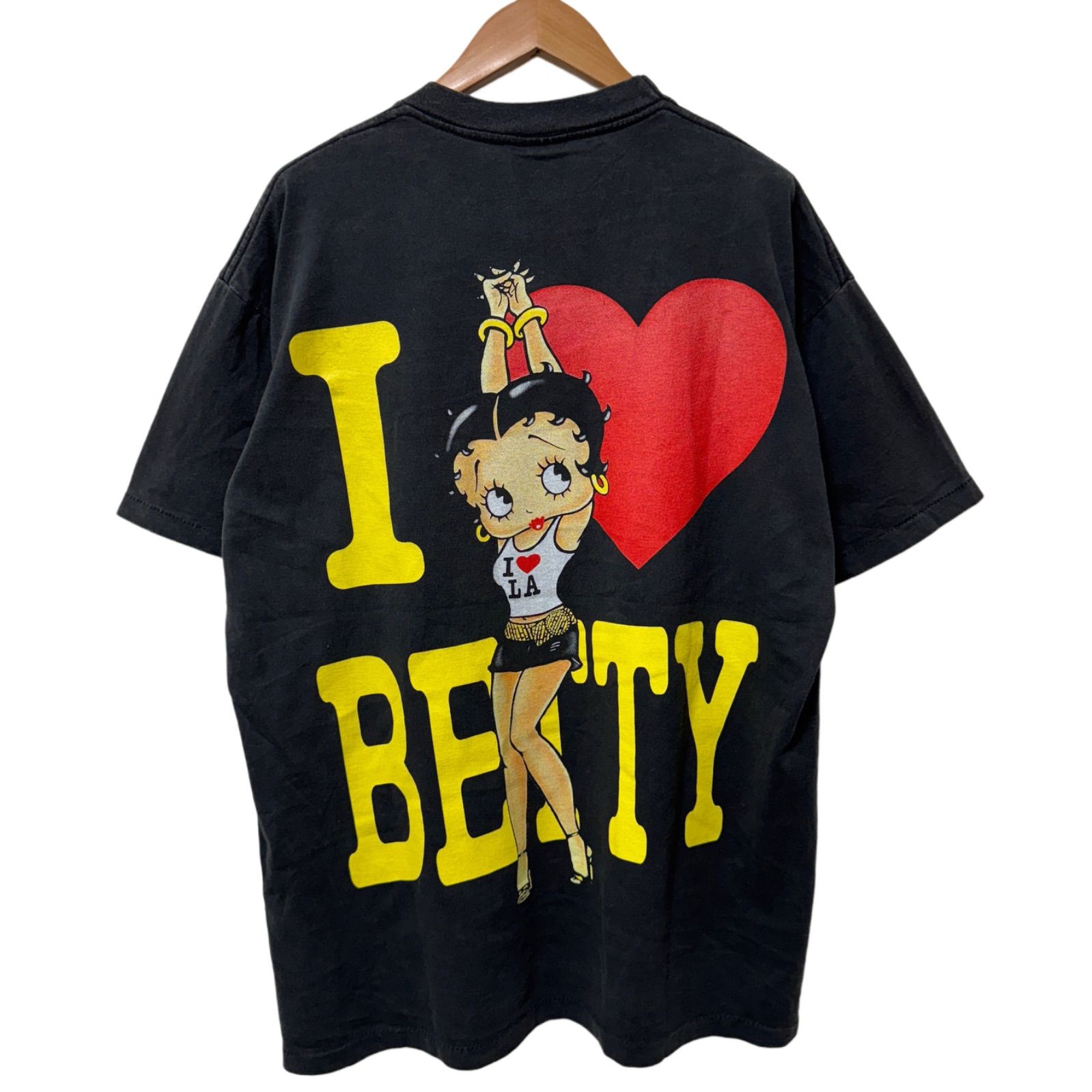 ベティちゃん Tシャツ XLサイズ ブラック 90s 00s 風