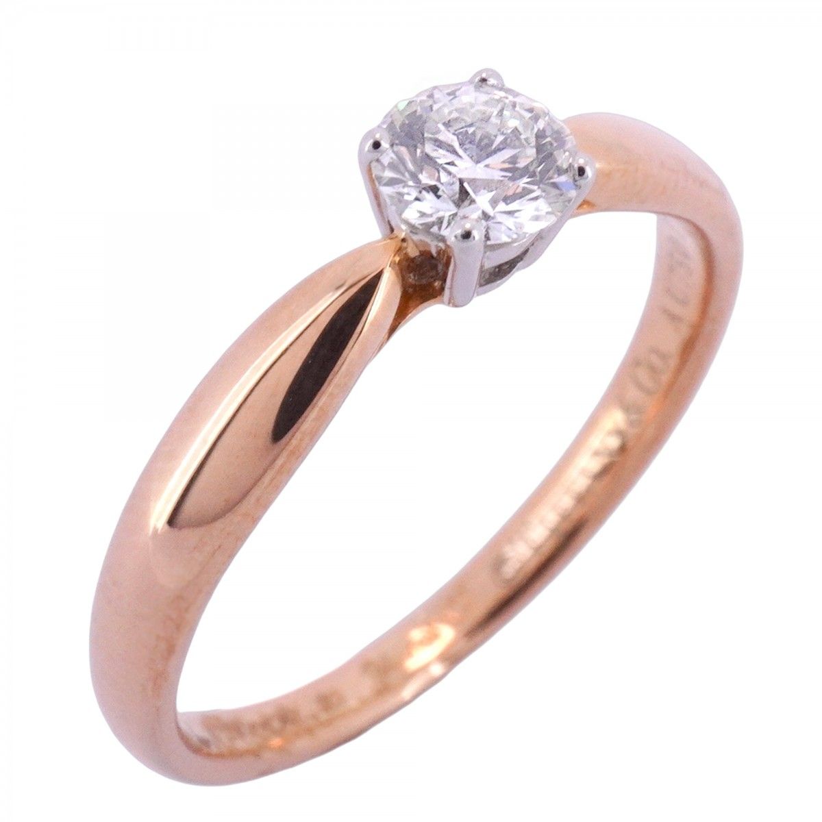 5jdb1100】ティファニー リング ハーモニー 1PD K18PG ピンクゴールド  