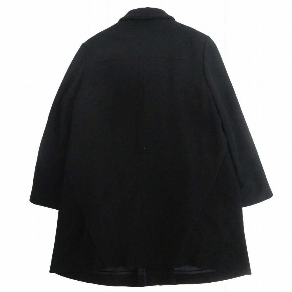 MIUMIU ミュウミュウ ステンカラーコート ギャザーAライン ブラック