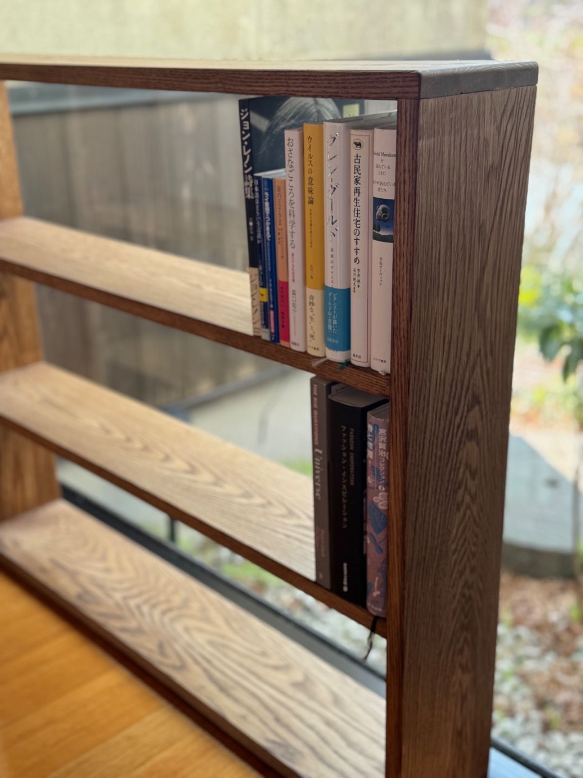 タモ無垢材の棚 スリムLサイズ