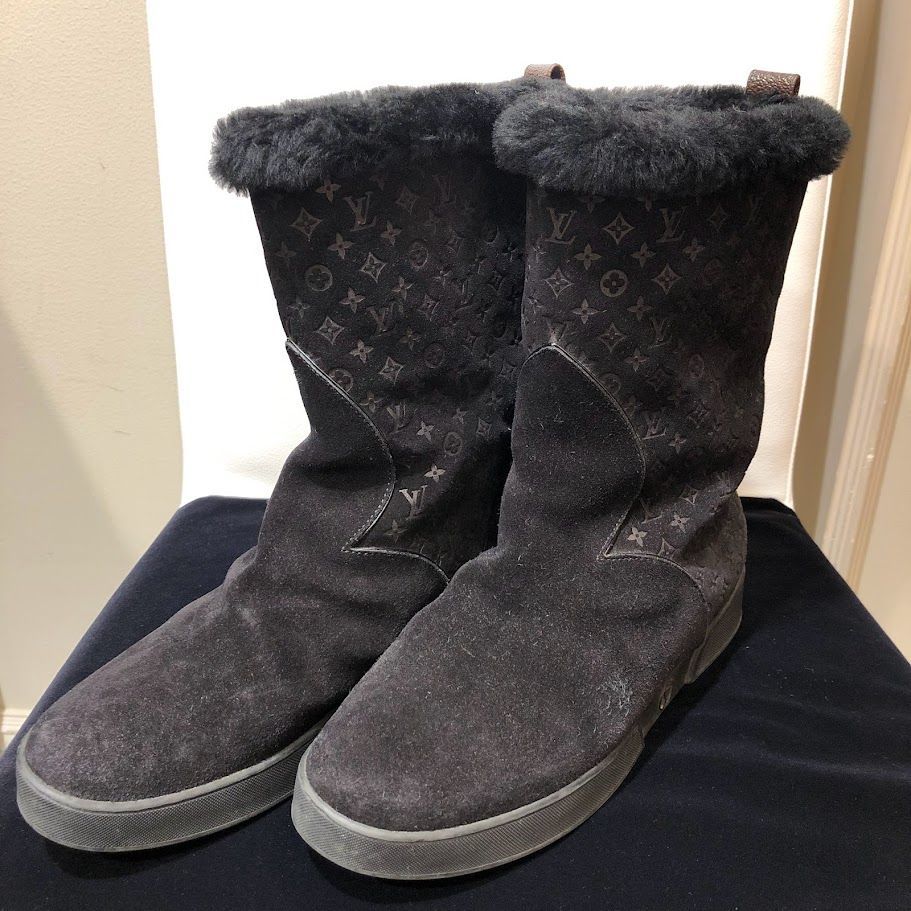 ルイヴィトンモノグラムムートンブーツ 楽天市場】LOUIS VUITTON ルイ
