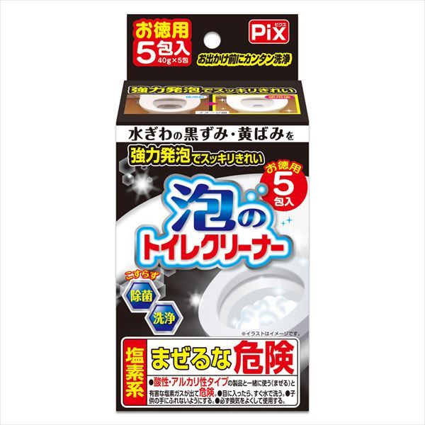 まとめ買い-36点セット ピクス泡のトイレクリーナー ライオンケミカル 住居洗剤 トイレ用