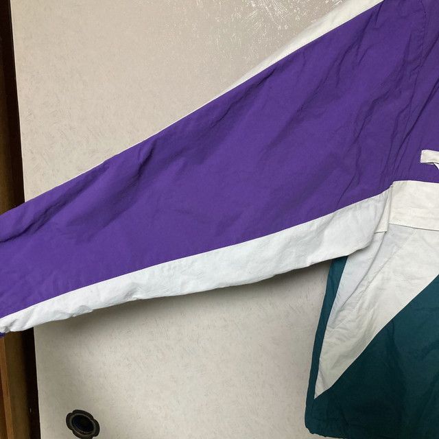 X-LARGE エクストララージ ナイロンジャケット 紫 緑 白 Lサイズ KANDAIZUMI_COM