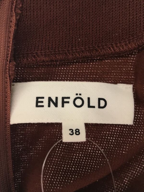 ENFOLD エンフォルド ドッキングチェックノースリーブトップス