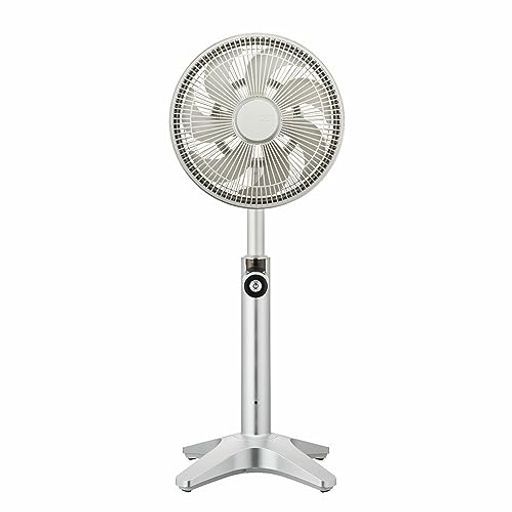 ドウシシャ扇風機サーキュレーター兼用25cmシルバー最軽量軽いDCモーター首振りリモコン付き静音節電省エネ上下左右風量無段階カモメファンKamomefan clite カモメファンプラスシーライト