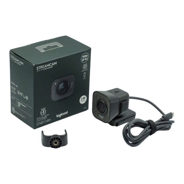 StreamCam C980GR グラファイト ウェブカメラ マイク内蔵 USB-C