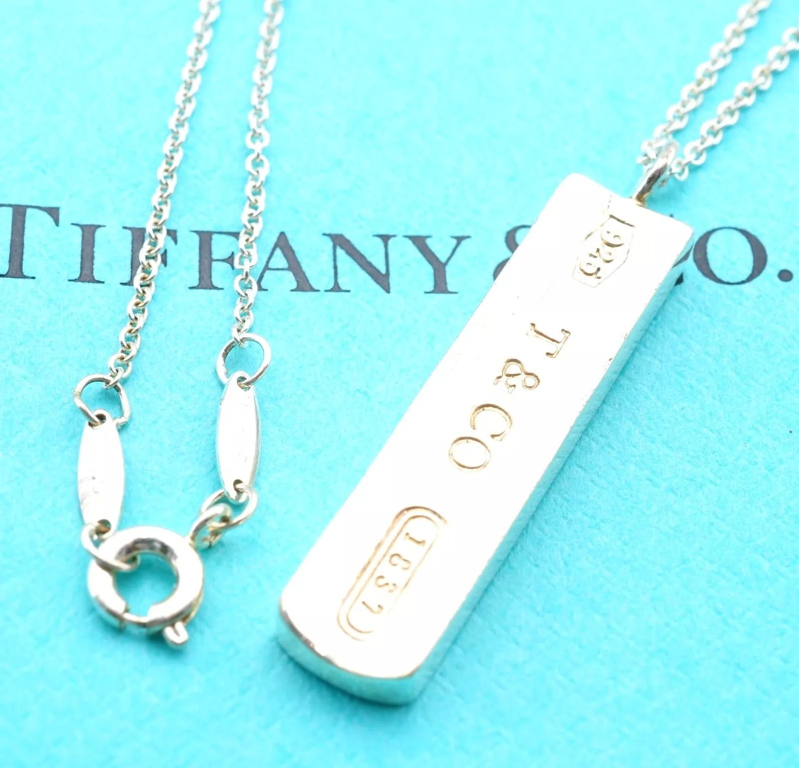 Tiffany & Co. ティファニー ナローバー 1837 ネックレス スターリングシルバー925 銀 9.4g 4085 - メルカリ