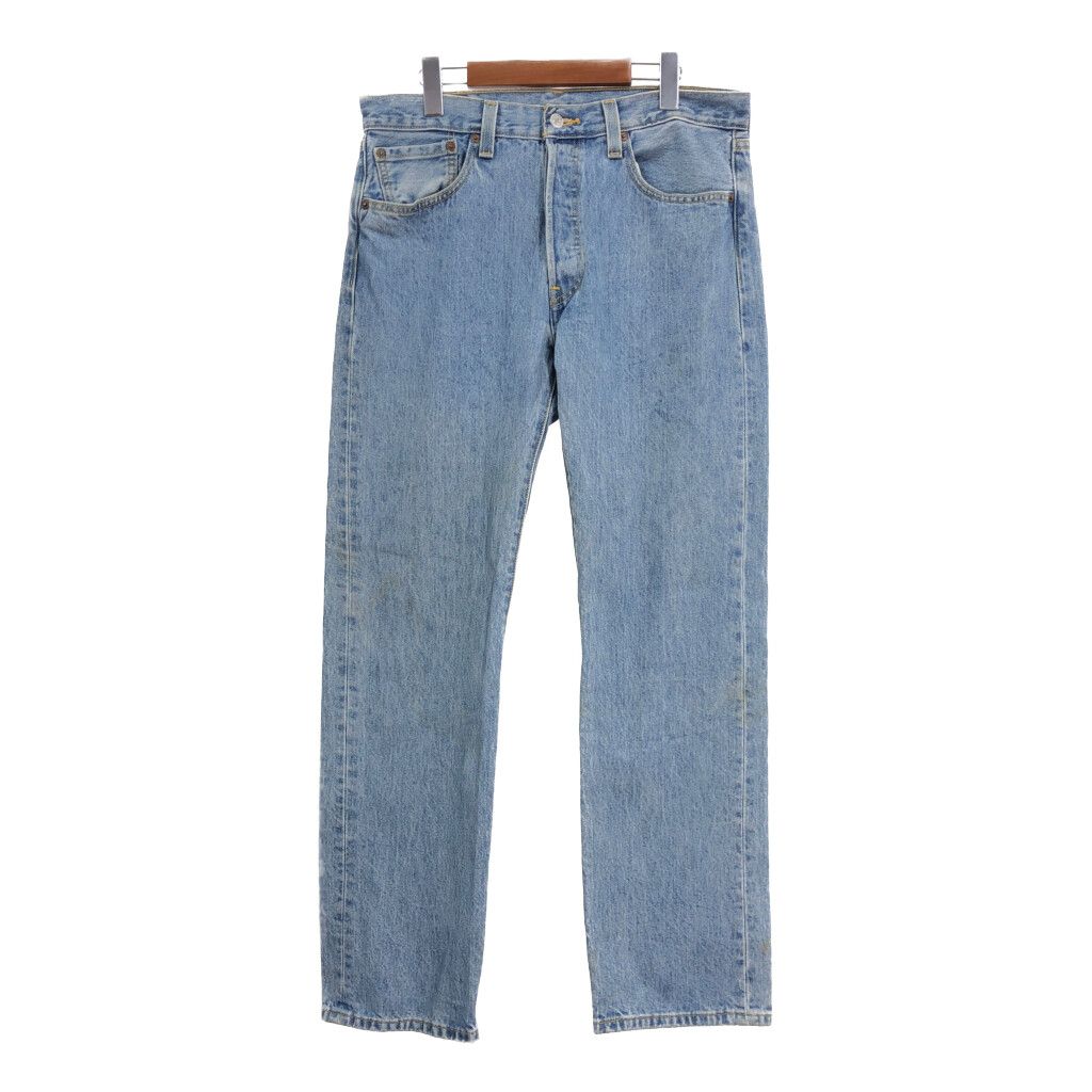 Levi's リーバイス 501 デニムパンツ ライトブルー (メンズ W33 L32) 中古 古着 R4621