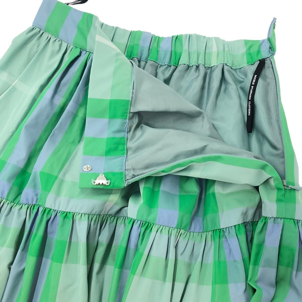 DOUBLE STANDARD ダブルスタンダードクロージング チェック柄ロング  