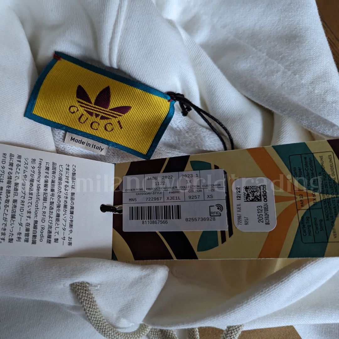 希少コラボ【グッチ×アディダス】フーディ ロゴ 関税・送料込 希少コラボ】即発☆Gucci × Adidasパーカー ロゴ - メルカリ