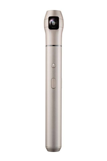 vecnos IQUI イクイ 360度カメラ シャンパンゴールド スリム 小型 軽い 