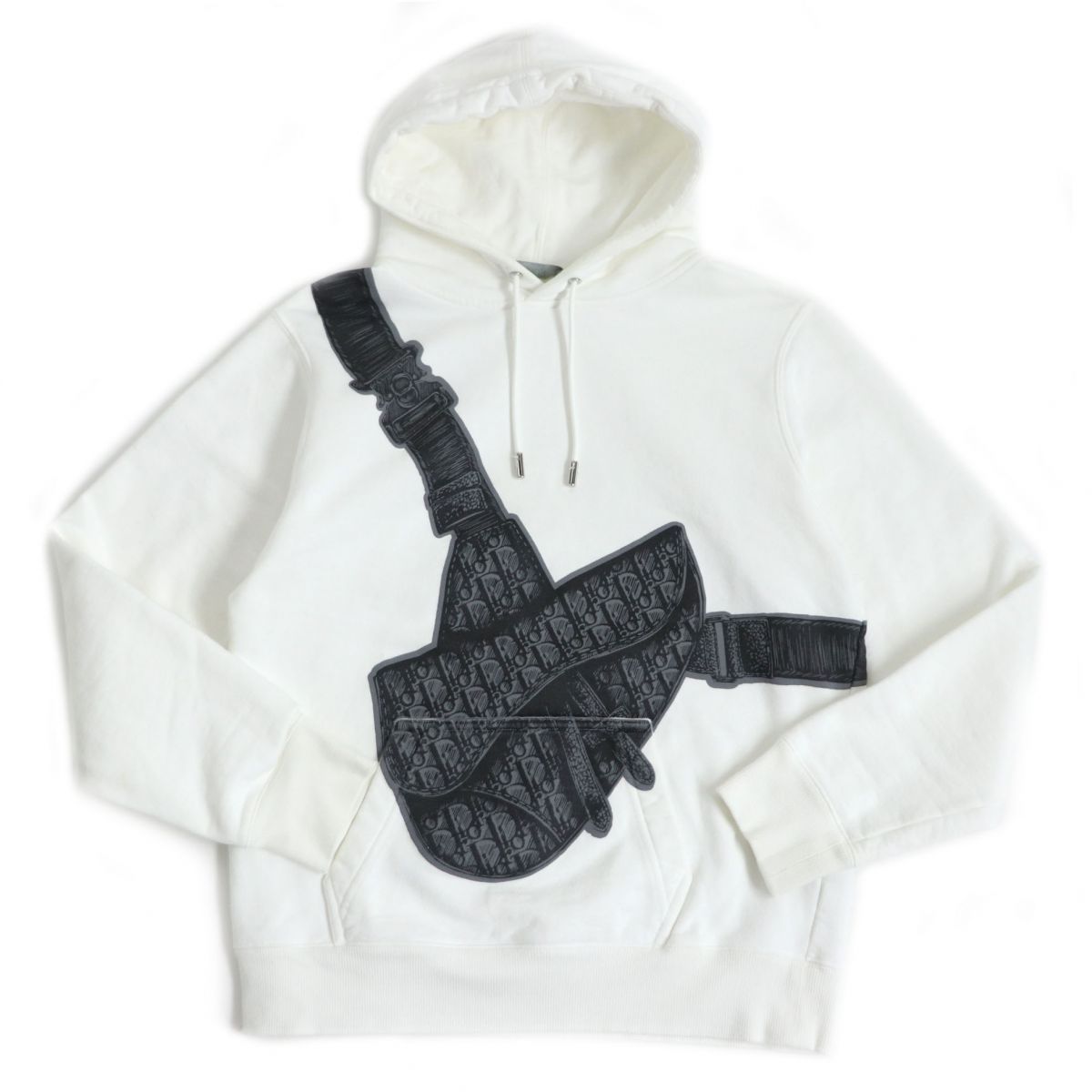 美品□20SS DIOR/ディオール SADDLE BAG PRINT HOODIE フーディー/プル