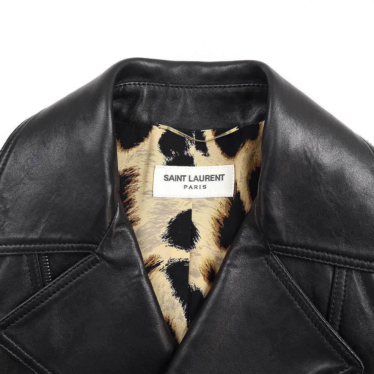 SAINT LAURENT PARIS サンローラン パリ 18AW L00 裏地レオパード