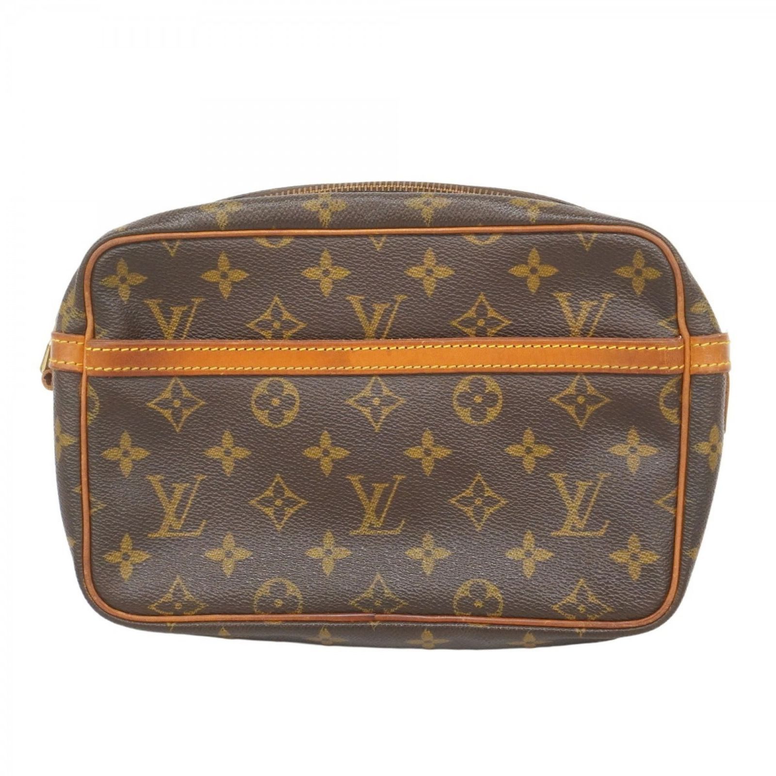ルイヴィトン　クラッチバッグ　コンピエーニュ23 モノグラム　ブラウン　852 ルイ・ヴィトン(Louis Vuitton) ルイ・ヴィトン クラッチバッグ