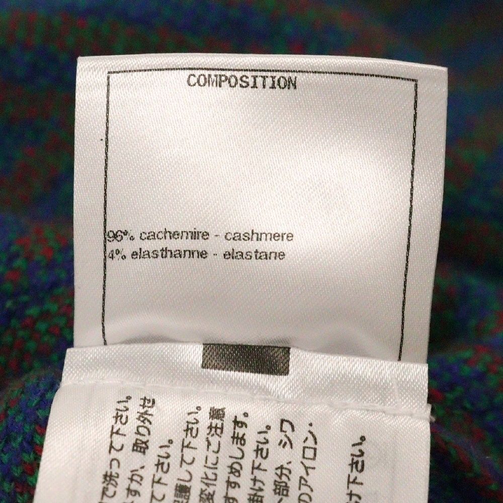 CHANEL シャネル ココマークロゴ 総柄長袖ニットワンピース レディース パープル/レッド P71619K10290 CHANEL (シャネル) ココマークロゴ 総柄長袖ニットワンピース