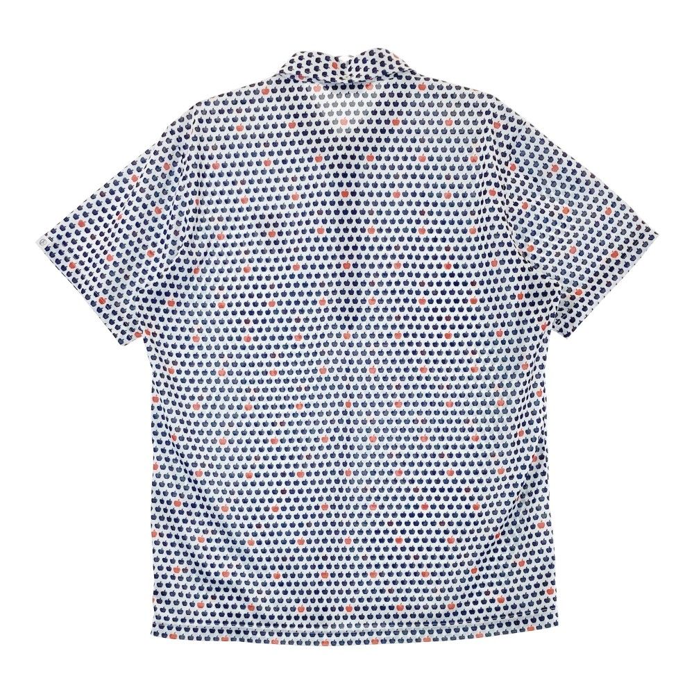 サイズ：LL AND PER SE アンパスィ 半袖ポロシャツ ボタンダウン ロゴ