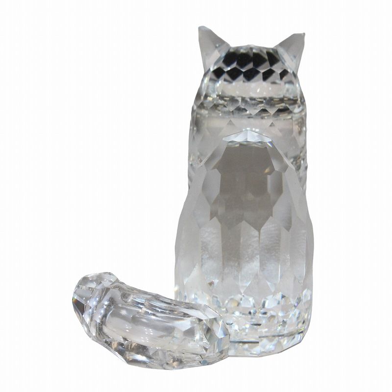 スワロフスキー SWAROVSKI Cat Sitting 座りネコ フィギュリン スワロフスキー SWAROVSKI Cat Sitting 座りネコ フィギュリン