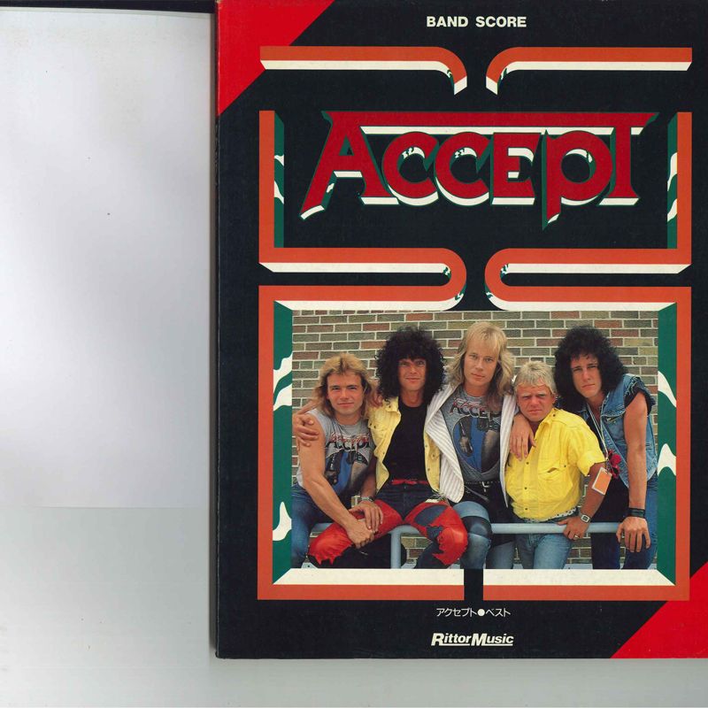 楽譜 BOOKS Band Score Accept ACCEPT RITTOR MUSIC /00280 本 BOOKS Band Score Accept ACCEPT RITTOR MUSIC /00280